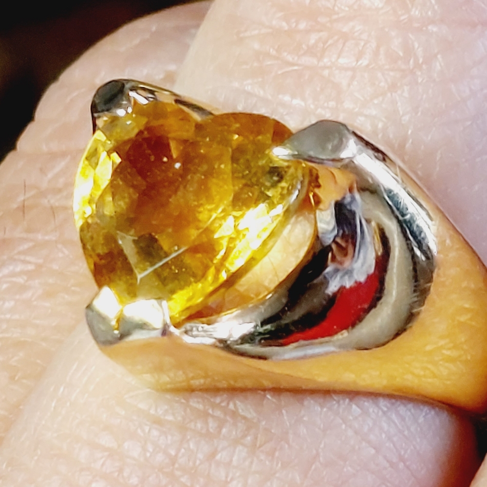 Citrine ring - Picture 5 of 7